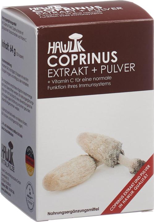 Hawlik Coprinus Extrakt und Pulver Kapsel (120 Stück, Kapseln, 64 g)