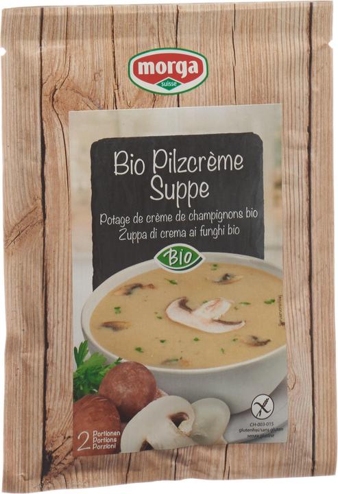 Actual product image Morga Cream of mushroom soup organic