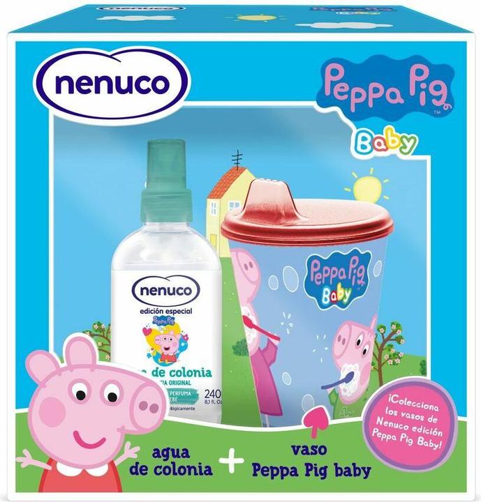 Actual product image Nenuco Peppa Pig Eau De Cologne Spray 240ml Set 2 items (Eau de cologne, 240 ml)