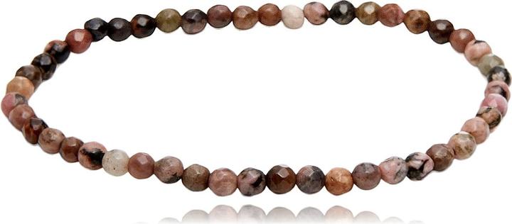 Leyda Rhodonit Armband (Farbstein)