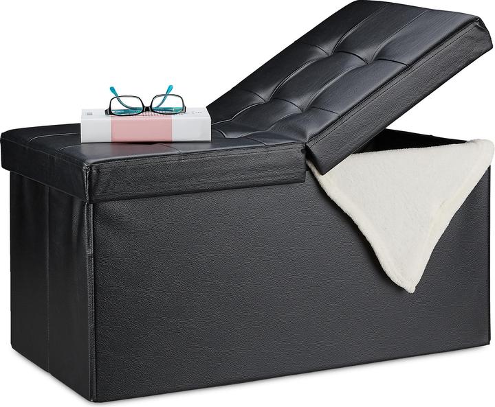 Image du produit Relaxdays Banquette, espace de rangement (75 cm)