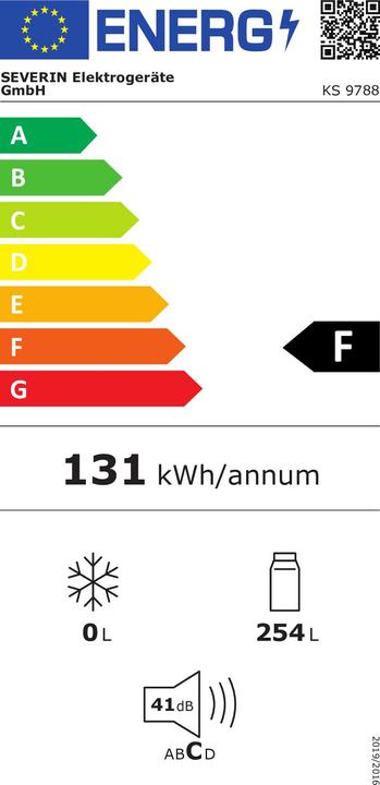 Energie-Label Severin Ks 9788 (254 l)