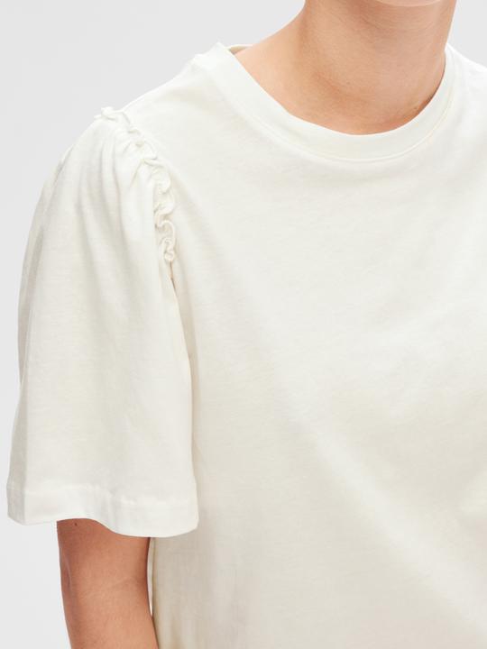 Actual product image Selected Femme Ruffle top (XS)