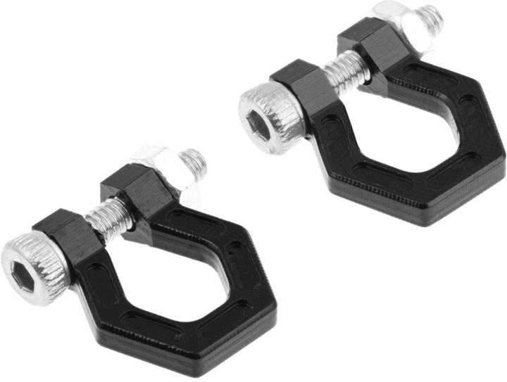 Immagine prodotto Kavan Ganci di traino in alluminio CNC neri per crawler RC 1/10