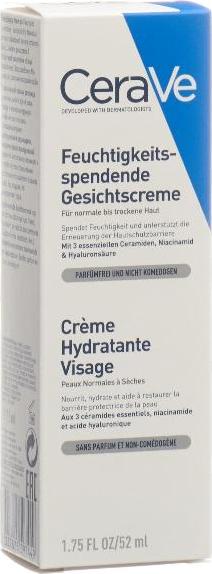 Productafbeelding CeraVe Hydraterende Gezichtscrème (52 ml, 24h crème)