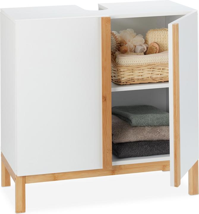 Produktbild Relaxdays Waschbeckenunterschrank (60 x 30.5 x 60.5 cm)