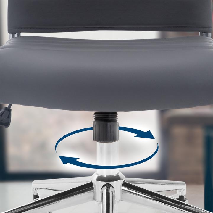 Image du produit CLP Chaise de bureau Oakland réglable en hauteur et pivotante