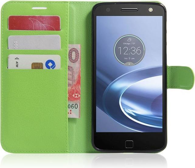 Actual product image MU Classic Leather cover with litchite texture (Motorola Moto Z Play)