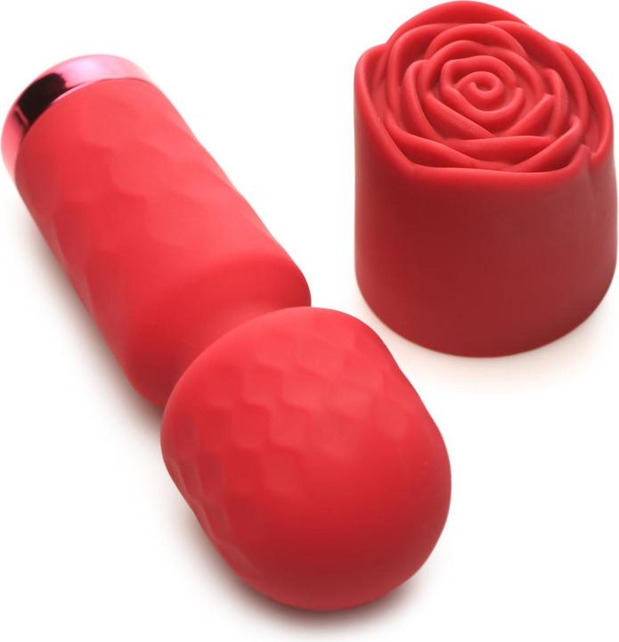 Frisky gasm – Pleasure Rose MiniWandVibrator – Rot