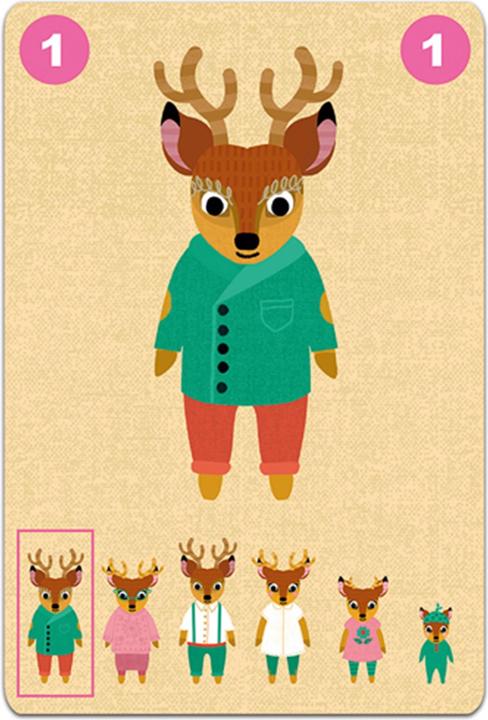 Actual product image Djeco Familou (English, French, Italian, German)