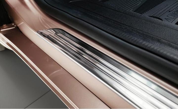 Produktbild Aristar Edelstahl Einstiegsleisten für Fiat 500 Elektro ab 2020 bis heute