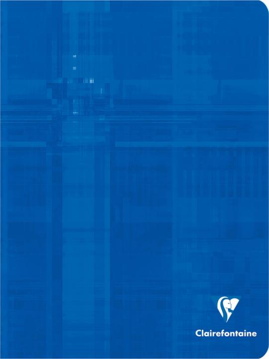 Actual product image Clairefontaine Notebook with ruler (17 x 22 cm, Checked, Hardcover)