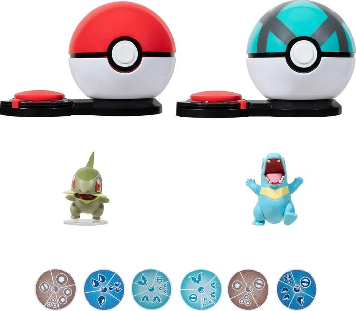 Produktbild Boti Spielset „Pokémon Surprise Attack“ – Axew Pokeball vs. To