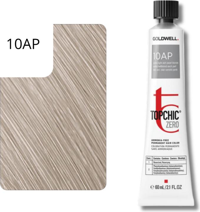 Produktbild Goldwell Topchic Zero Permanente Haarfarbe (10AP - Extra helles Eschenperlblond)