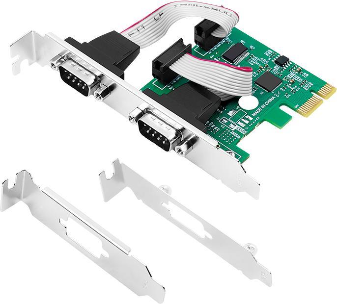 Produktbild LogiLink 2 x serielle (COM) PCIe