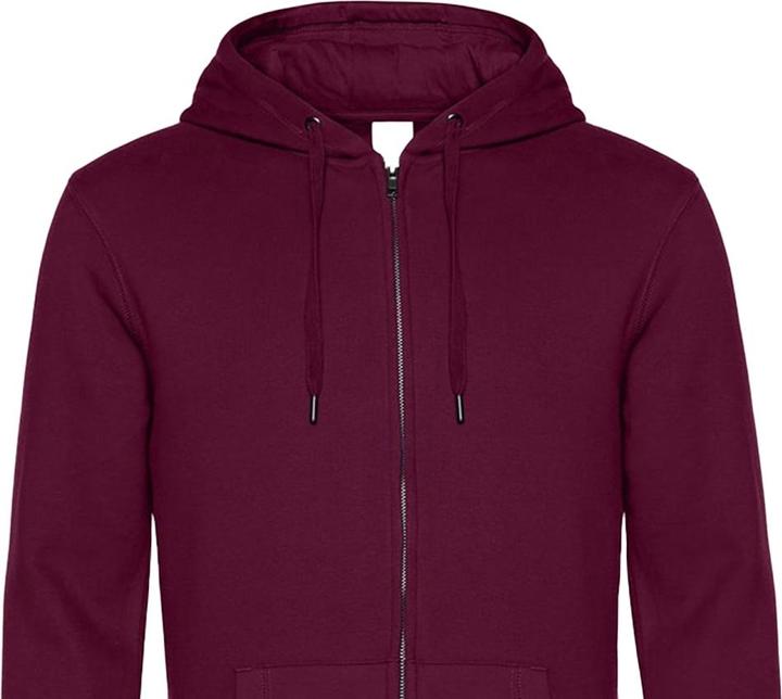 Immagine prodotto B&C Felpa con Cappuccio e Zip Intera Uomo (S)