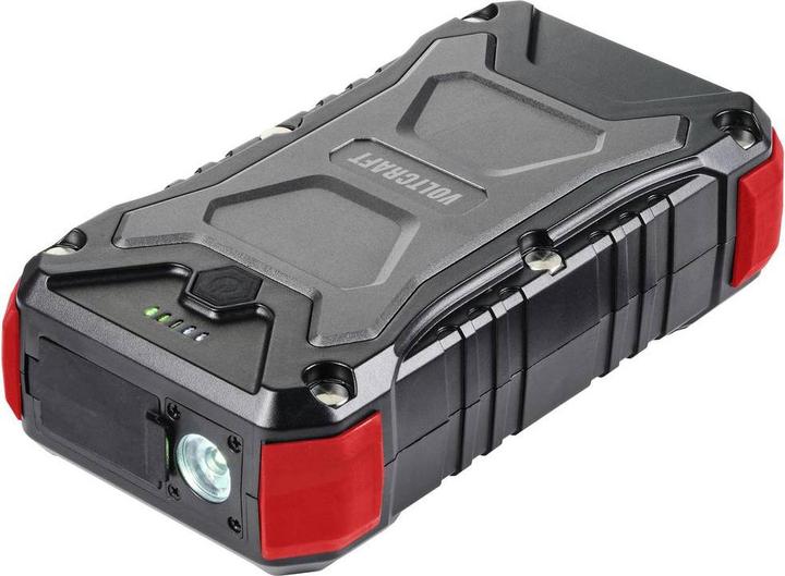 Produktbild Voltcraft VC PB PD65W Rugged Powerbank 30000 mAh Power Delivery 3.0 Li-Ion Schwarz-Rot LED Taschenl (30000 mAh, 111 Wh)