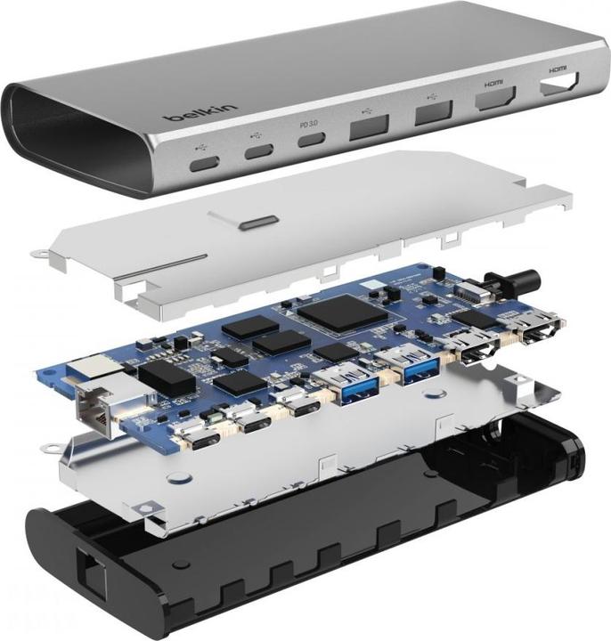 Produktbild Belkin INC015BTSGY-CZ (USB-C, 8 Ports)