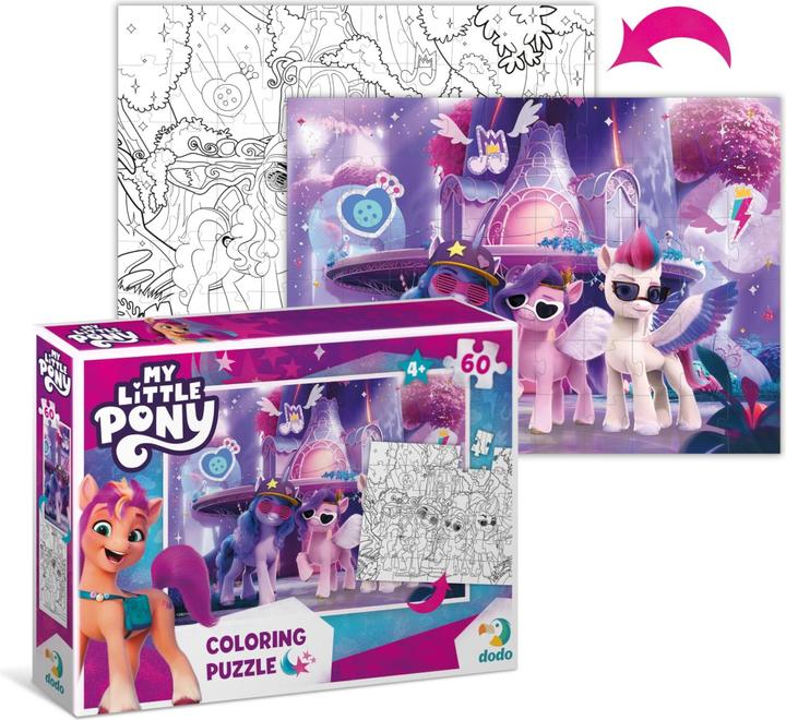 Produktbild Dodo Zum Ausmalen 2in1 My Little Pony (60 Teile)