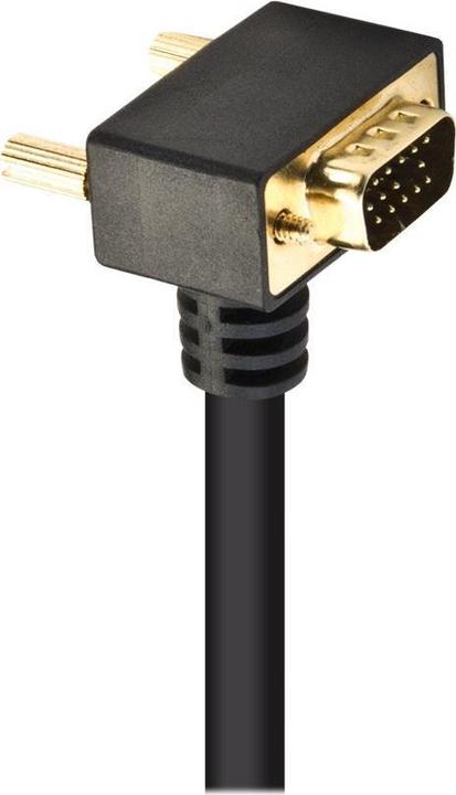 Produktbild Kindermann 7483000102 2m VGA (D-Sub) HDMI Schwarz Videokabel-Adapter (2 m, VGA)