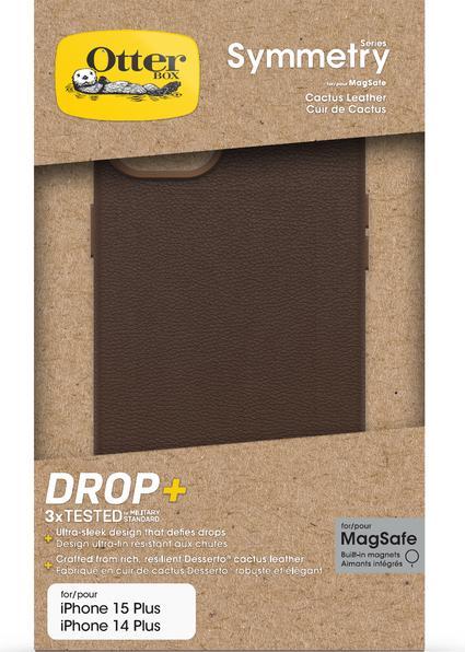 Immagine prodotto OtterBox Symmetry Cactus Leather mit MagSafe (Apple iPhone 15 Plus, Apple iPhone 14 Plus)