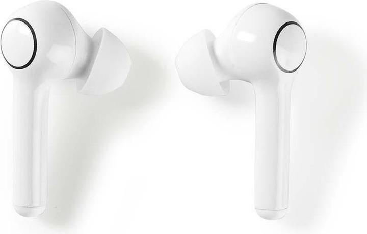 Produktbild Nedis Talk/Music 6h, 18h mit Ladeschale HPBT5055BK, white (6 h, Kabellos)