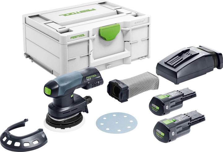 Festool Excentrische schuurmachine op accu ETSC 125 3.0 I-Plus (Excentrische schuurmachine)