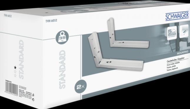 Actual product image Schwaiger Foldable device wall holder for floor standing devices (35 kg)