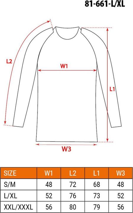 Nutritional values and ingredients Neo BASIC thermoactive T-shirt, size L/XL (XL)