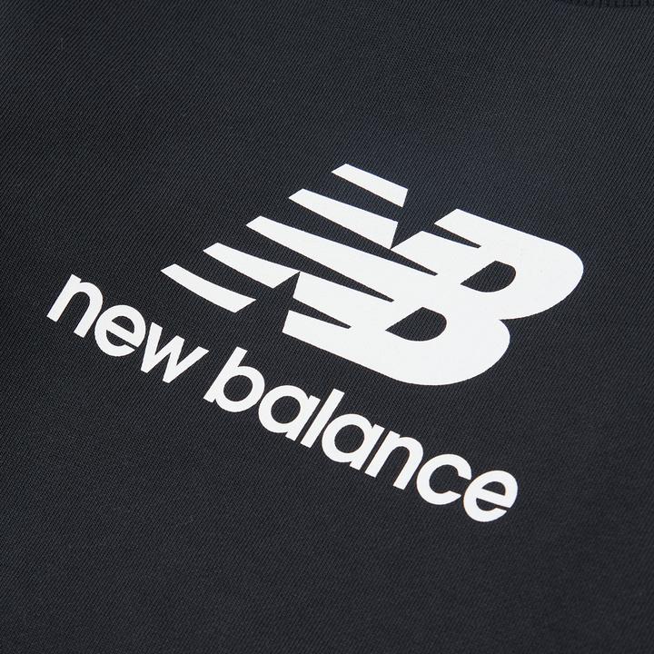 Produktbild New Balance B French Terry Stacked Logo Crew (15, 16)