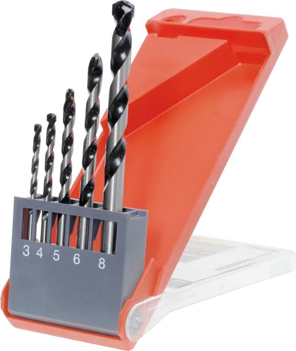 kwb Rocker Beton- und Steinbohrer Set 5-tlg. (3 mm, 4 mm, 5 mm, 6 mm, 8 mm)