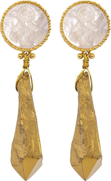 Uzurii Angel Agate Ohrringe (925er Sterlingsilber)