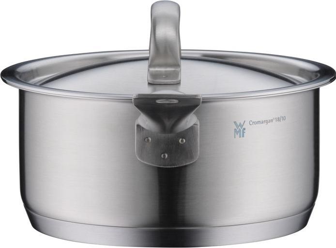 Produktbild WMF Stielkasserolle Topf 16cm Stieltopf Gourmet Plus Edelstahl 18/10 (16 cm, Kochtopf, Edelstahl)