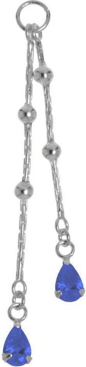 Immagine prodotto Bijouteria Piercing pendente (Argento 925, Vetro (di orologio))