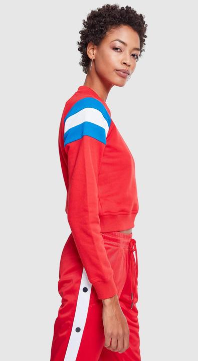 Produktbild Urban Classics Ladies Sleeve Stripe Crew (5XL)