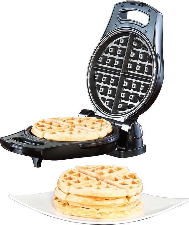 Rosenstein & Söhne Reversible waffle iron with infinitely variable temperature control