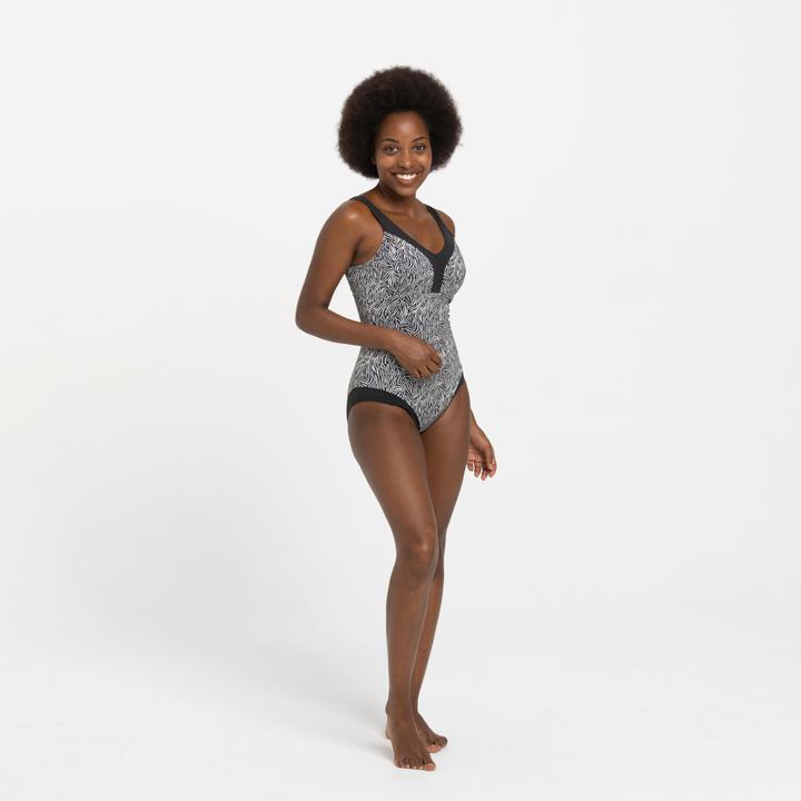 Image du produit Nabaiji Maillot de bain femme Clara Zeb noir (44)