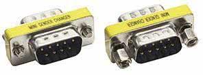 Produktbild Digitus ASSMANN Gender Changer D-Sub9 Metallgehäuse M/M mit Sechskantmuttern (0.01 m)