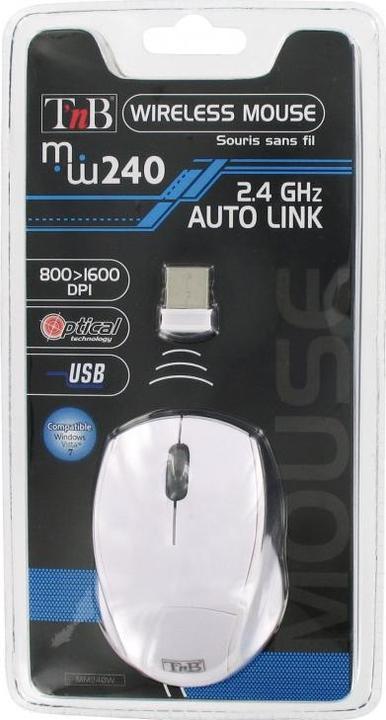 Image du produit T'nB Souris sans fil compatible MM240 (Noir/Blanc) (Sans fil)