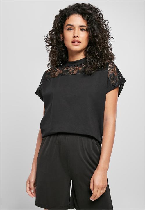 Immagine prodotto Urban Classics Tee corto da donna in pizzo oversize (XL)