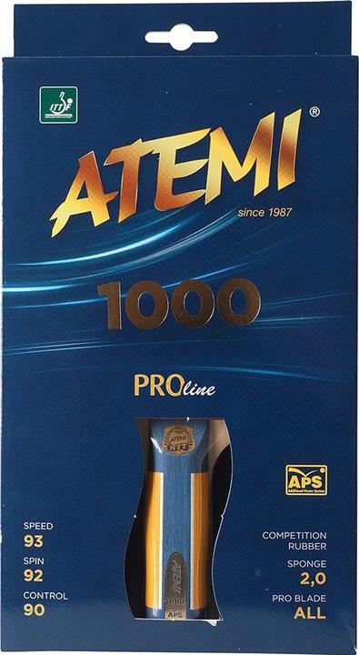 Atemi Neu 1000 Pro konkav Tischtennisschläger
