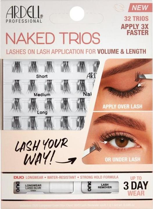 Ardell False Lashes - Naked Lashes Trios Kit (Künstliche Wimpern)