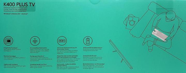 Actual product image Logitech K400 Plus (DE, Wireless)