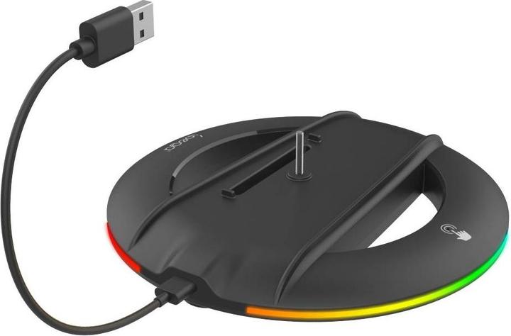 Produktbild - iPega P5S025S Vertical Stand with RGB for PS5 Slim Black (PS5)
