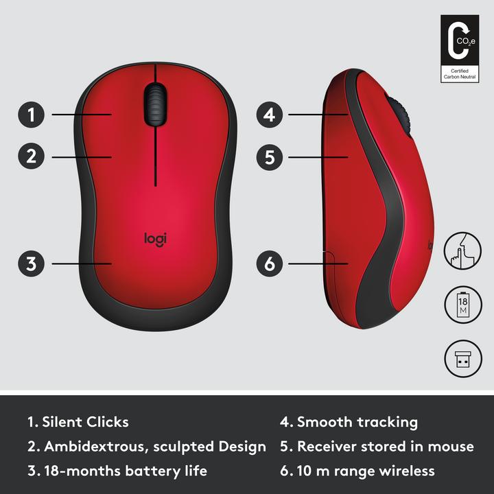 Actual product image Logitech M220 Silent (Wireless)