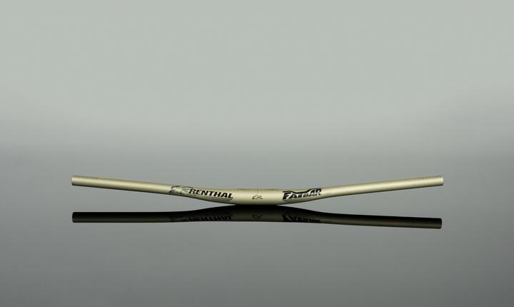 Actual product image Renthal V3 Fatbar Lite Riser Handlebar, 35.0, 760x10mm, gold