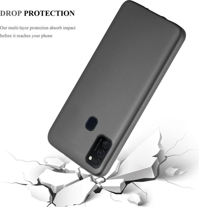 Immagine prodotto Cadorabo Copertura metallica opaca in TPU (Samsung Galaxy M30s, Samsung Galaxy M21)