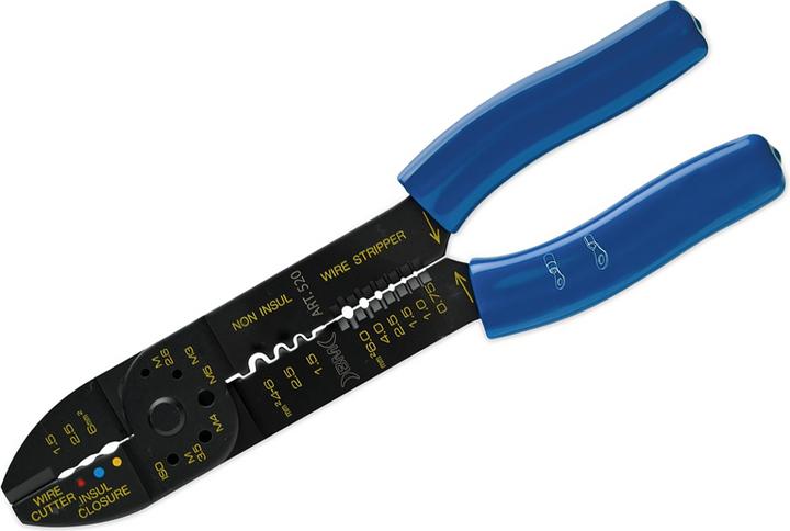 Immagine prodotto Steffen Pinze a crimpare per connettori isolati/non isolati 0,25-6mm² sw/bl (20 mm)