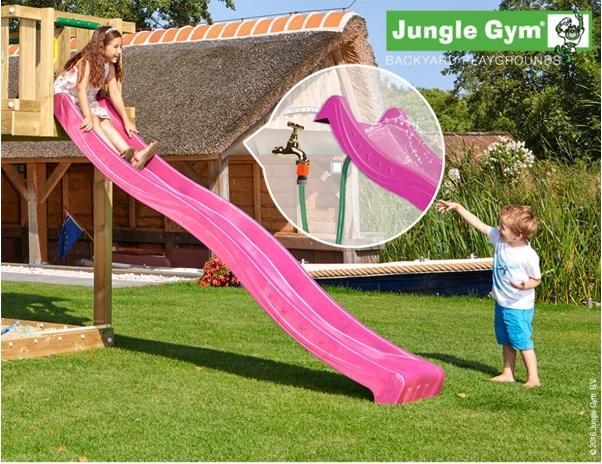 Jungle Gym Wave slide long Pink