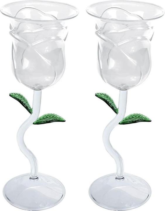 Produktbild Mikamax Rose Wine Glass Set (20 cl, 2 Gläser, Rotweingläser)